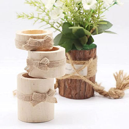 Wooden Air Plant Holder Pack of 3 Wooden Air Plants Holders Air Plants Terrarium Tillandsia Streptophylla Xerographica Holders Succulent Pot Tea light Holder