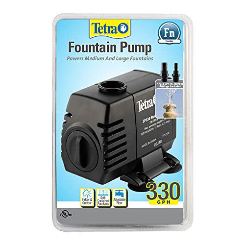 Tetra Pond Statuary Pump 330, Powers Medium and Large Fountains