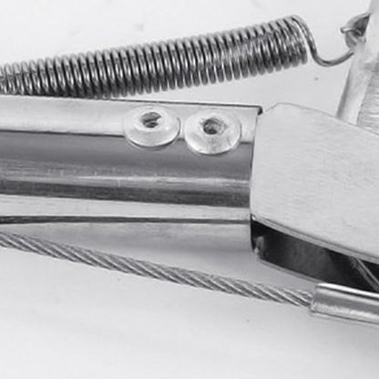 Snake Catcher Reptile Grabber Rattlesnakes Grabber Fish Catcher Stainless Steel Foldable Seafood Tongs Snake Clip Durable Self Lockable Tool, 75cm