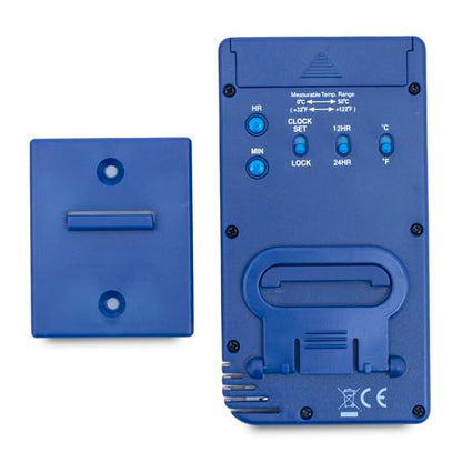 TRACEABLE - AO-90080-06 Traceable Thermometer with Clock, Humidity Monitor, and Calibration