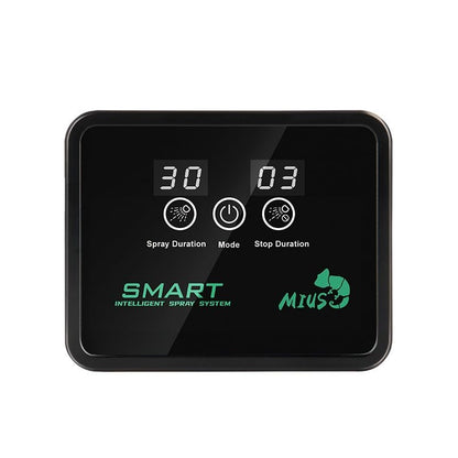 Automatic Rain Forest Spray System, Smart Humidifier Terrarium Misting Kit with Timer, 5m Pipe Length, 2 Nozzles, Humidity