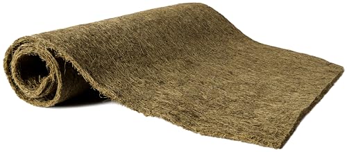 Galapagos (05100 CrashPad Coco Fiber Terrarium Liner - Coconut Fiber Substrate for Reptile Tank Accessories, Bearded Dragon, Leopard Gecko, Hermit Crab, and Snake Enclosures, 18 x 36 in, Natural