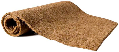 Galapagos (05100 CrashPad Coco Fiber Terrarium Liner - Coconut Fiber Substrate for Reptile Tank Accessories, Bearded Dragon, Leopard Gecko, Hermit Crab, and Snake Enclosures, 18 x 36 in, Natural