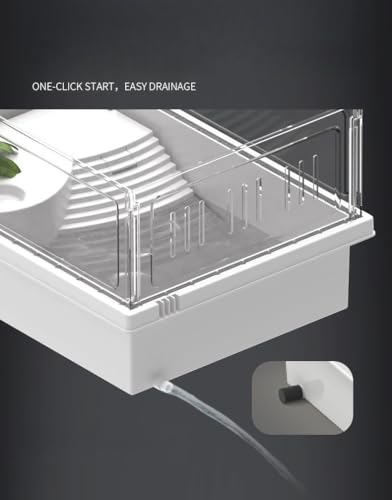 High Transparent Turtle Tank Removable Basking Platform with Drain Hole Household Desktop Terrarium for Reptiles Habitat