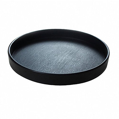 OMEM Reptile Food Bowl Water Dish,Feeding Dish, Birds Bowl (L, Black) - color: Black, size: L