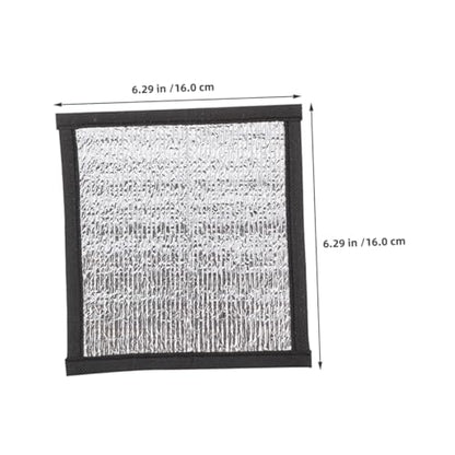 Happyyami Insulation Pad Reflective Film Under Tank Heater for Reptiles Reptile Heating Pad for Snake Lizard Turtle Efficient Heat Tape - size: 16.00X16.00X0.10CM