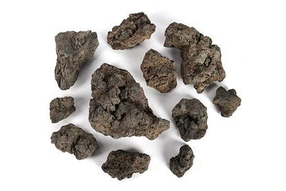 Black Icelandic Lava Stone Aquascaping Rock 18lb Planted Aquarium | Porous lava rock; planted and terrarium - size: 13 Black Icelandic Lava Stone(3-9 inches,18lbs)