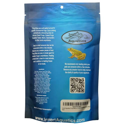 Frog Bites - Moist Pellet Sinking Diet for Frogs & Small Amphibians (9 oz (255g)) - size: 9 Ounce (Pack of 1)