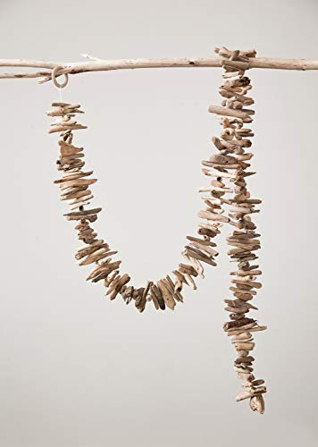 Creative Co-Op 70" Natural Driftwood Garland,Brown