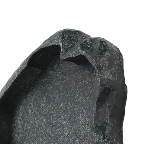 Reptile Water Dish, Resin Feeding Bowl for Tortoise | Made of durable resin, safe for snakes, lizards, iguanas, frogs, and other amphibians. Ideal for feeding and drinking.