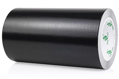 BOMEI PACK Adhesive Black Aluminum Foil Heat Shield Tape Barrier 8in x 66ft, Fiberglass Thermal Insulation Reflective Material High Temp Protection 1Pack - size: 8inch x 66ft