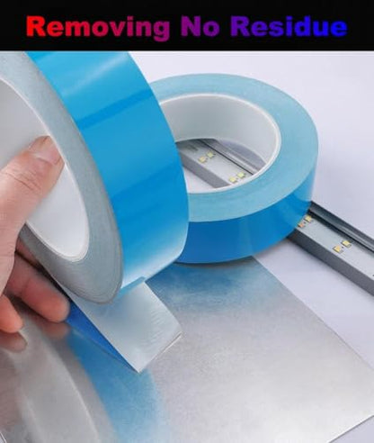 Thermal Tape 0.5 inch x 66Feet Heat Transfer Double Sided Tape with Strong Adhesive, for Mounting CPU Heatsink, Fixed Rug, Install LED Light Strips, Woodworker Item, Arts & Crafts, DIY Gift Decorate
