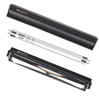 MRREPTILE T8 UVB Reptile Light, 15W 10.0 UVB Lamp for Desert Reptiles, Bearded Dragon UVB Light Bar, UVB Reptile Liner Light Fixture and Tube Bulb