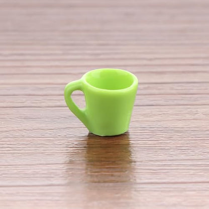 6 Pcs Tarantula Micro Water Bowl Spider Resin Feeding Bowl for Spider Tarantula Millipede Tiny Bugs Small Insects (Blue and Green)