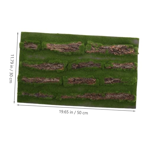 Mikikit Multifunctional Reptile Tank Carpet Realistic Grass Rug for Turtle Basking Pad Aquarium Grass Mat Outdoor Rug