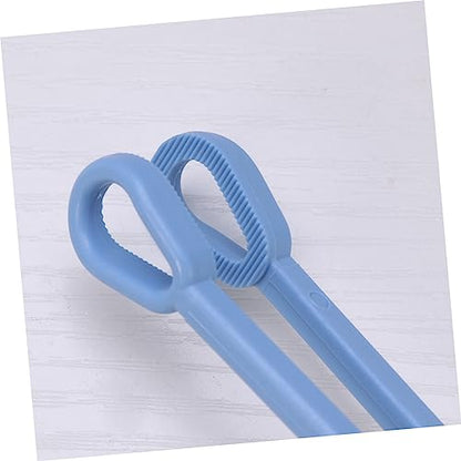 Hemoton 2pcs Plastic Reptile Poop Scooper Tortoise Waste Picker Effective Lizard Poop Cleanup Tool for Hamsters Snakes Birds Easy to Use Pickup Clip