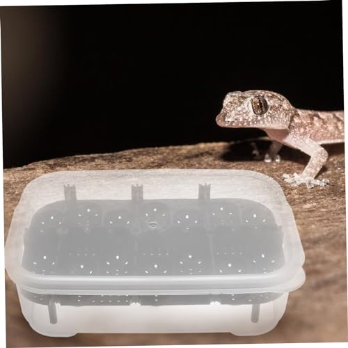 VICASKY Reptile Breeding Box Sturdy Snake Gecko Lizard Incubator Brooder for Quail Eggs - color: Black