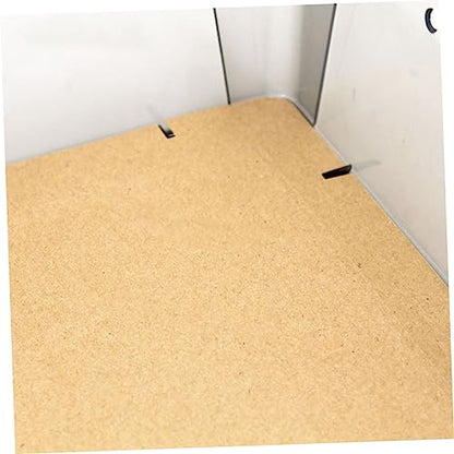 Sosoport 50 Sheets Reptile Tank Liner Paper Easy Cleaning Reptile Bedding Carpet