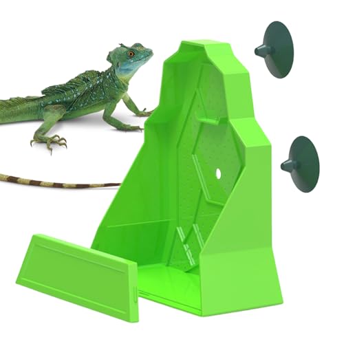 Reptile Feeder Reptile Feeding Dish | Tank Accessories, Anti-Escape Hunting Bowl for Chameleon Frog Snake Spider Amphibian Tortoise Gecko