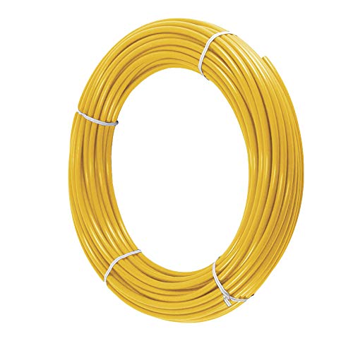 Yellow RO Tubing 1/4 Inch OD x 0.142" Inch ID at 70°F-120PSI to 150°F-60PSI NSF Certified CCK Tubing (1/4" Yellow 30ft (10M)) - color: 1/4" Yellow 30ft (10M)