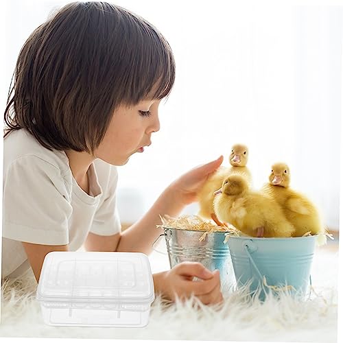 YARNOW Gecko Incubator 2pcs 16 Compartments Eggs Incubation Tray for Reptile Breeding Box