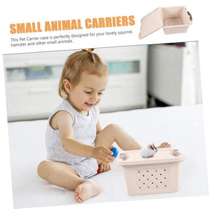 BESPORTBLE 2pcs Portable Small Animal Carriers Hamster Cage Bag for Travel Reptile Bird Guinea Pig