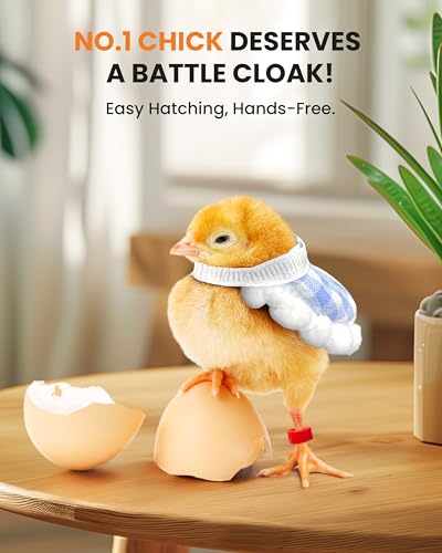 12 Egg Incubator with Automatic Turning & Humidity Control, Fully Automatic Incubators with Egg Candler, STEM/STEAM Educational kit, for Hatching Chicken, Duck, Quail, Pigeon, Home, Classroom Use