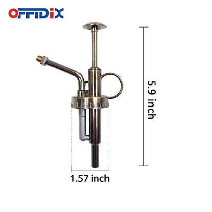 Sprayers Watering Nozzles Replacement for Bottles Plastic Slivery Nozzle Top Pump for Small Glass Watering Bottle (Antique)