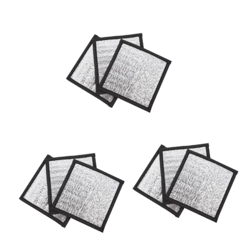 3sets Multifunctional Insulation Pad Reptile Basking Platform Heat Pad for Snakes Lizards 3pcs*3