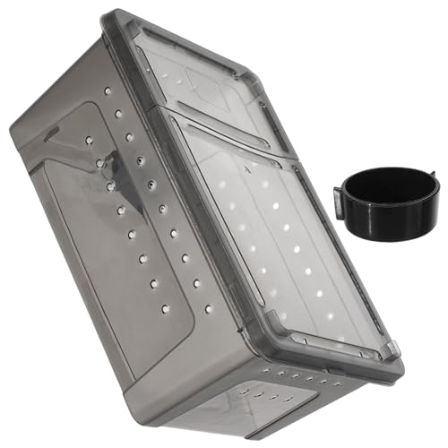 Plastic Reptile Breeding Box with Visibility, Versatile Habitat Design for Gecko and Bearded Dragon, Insect Pet Breeding Container Suitable for Home or Travel Use