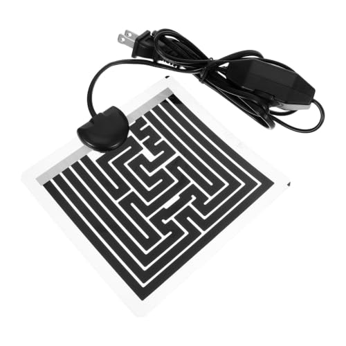 Holibanna Reptile Heat Mat with Adjustable Temperature 5w Waterproof Heating Pad for Lizard Habitat and Reptile Tank, Portable Plastic Heating Pad for Small Animal Enclosure