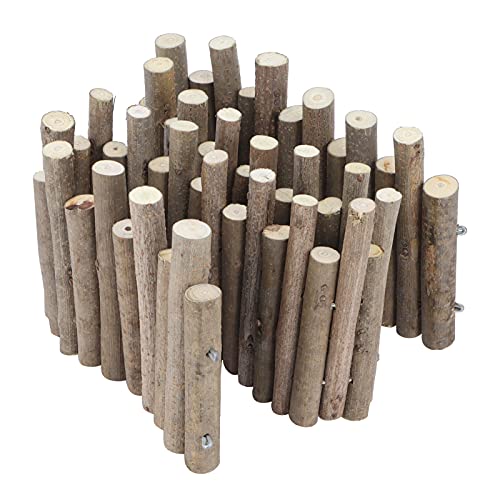 Flexible Hamster Wooden Bridge, 11.8In Fence for Cage Accessories | Rat Wood Sticks Ladder For Platforms Decor Stuff Hides