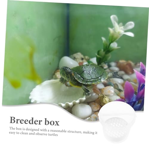 SUPVOX Turtle Box Safe Easy to Use Breeding Tanks Isolation Tortoise Nursery Aquarium Divider