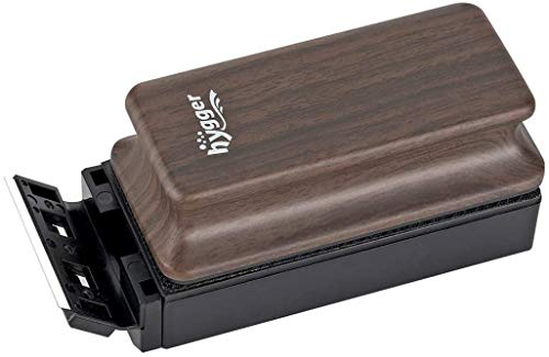 hygger Aquarium Strong Magnetic Cleaner Algae Magnet Cleaning Tool with Scraper Floating Brush for Fish Glass Tank S | Aquarium Algae Scraper, Scratch-Free Glass Cleaner with Detachable Scraper (S) - style: For 1/5" - 3/8" thickness Glass Tank