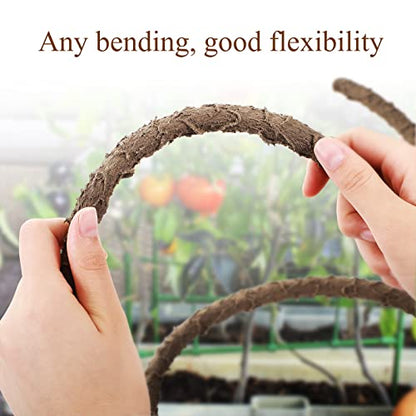 Canlierr 4 Pcs Reptile Vines, Flexible Bendable Jungle Climbing Vine Terrarium, Fake Plants for Reptiles, Artificial Leaves Terrarium Tank Pet Habitat Decor for Bearded Dragons, Lizard, Snake, Gecko