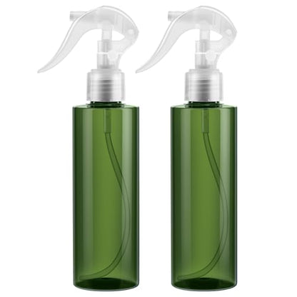 Spray Bottle For Hair - (7oz/2 Pack)-Premium Leak-Proof Travel Bottles - UV Protection Plastic Spray Bottle For Hair - Multi Purpose use Durable （Green） | UV Protection Plastic Spray Bottle For Hair, Cleaning and Plants - Multi Purpose use Durable （Green）