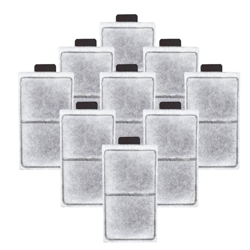 9 Pack PF-S Fish Tank Filter Cartridges, Aquarium Filter Cartridges Replacement Compatible with Top Fin Silenstream PF10 Power Filters - size: 9 Pack