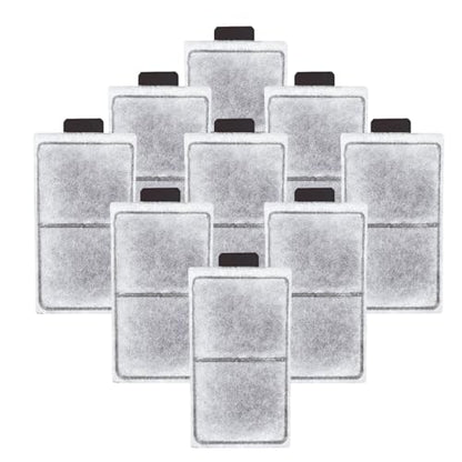 9 Pack PF-S Fish Tank Filter Cartridges, Aquarium Filter Cartridges Replacement Compatible with Top Fin Silenstream PF10 Power Filters - size: 9 Pack