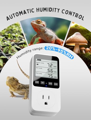 INKBIRDPLUS Temperature and Humidity Controller, Temperature Humidity Alarms, Ideal for Greenhouses, Reptiles, Incubators, Home Brewin