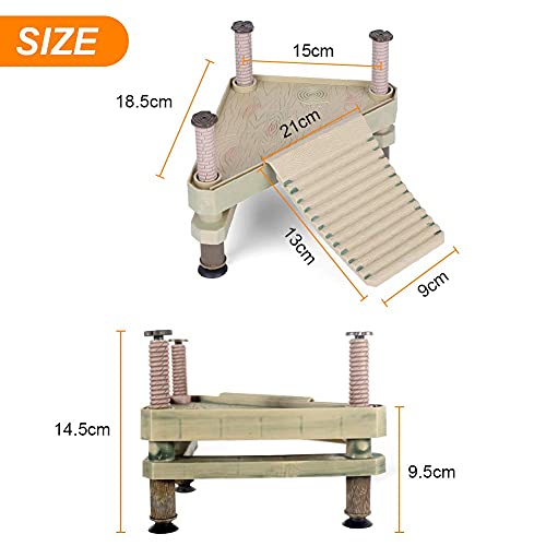 YOUTHINK Turtle Basking Platform, Reptiles Floating Platform with Ramp Stairs Turtle Dock Floating Platform for Turtles Aquarium Fish Tank Decor