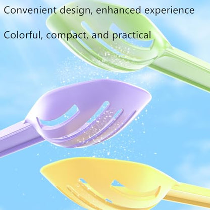 6 Pcs Hamster Scooper, Hamster Poop Scooper Small Litter Scoop Sand Bath Scoop Reptile Mini Litter Scoop Sandbox Scooper Hamster Bedding Scooper Pet Cleaning Tool