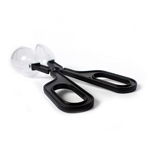 Feeding Scoop Tweezers, Spoon Tip Feeder Clamp for Snake Tarantula, Terrarium Poop Catcher Tool