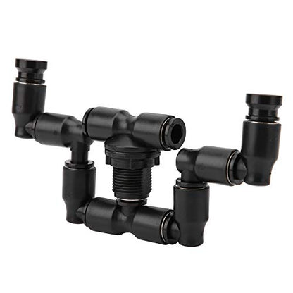 Reptile Fogger Misting System Reptiles Fogger Mist Sprinkler Reptiles Fogger Nozzle Sprayer for Rainforest 360 Cooling System Fogger Connect 1/4Tub