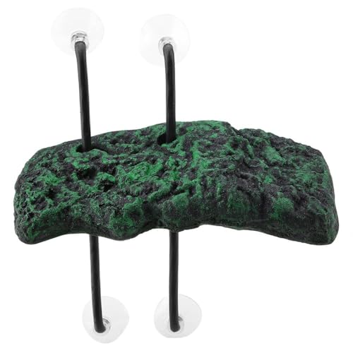 Automatic Turtles Basking Platform with Suction Cups Floating Dock for Semi Aquatic Reptiles, Amphibious Ramp for Tanks & Terrariums(L) - size: Large