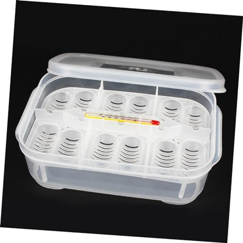 Mipcase Reptile Pet Incubator Egg Holder Isolation Box for Snakes Lizards Hatching Incubator Temperature Control Random Color
