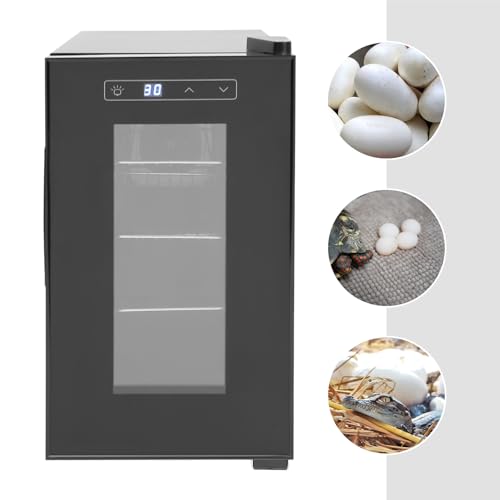 Reptile Incubators for Hatching Eggs, 23L Scientific Lab Incubator with Led Screen & 10-40°c Precise Temperature Control Digital Incubators for Water Turtle Land Tortoise Lizard Snake Chicken Etc