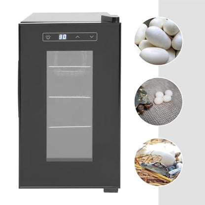 Reptile Incubators for Hatching Eggs, 23L Scientific Lab Incubator with Led Screen & 10-40°c Precise Temperature Control Digital Incubators for Water Turtle Land Tortoise Lizard Snake Chicken Etc