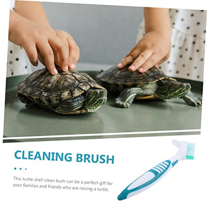 Toyvian Turtle Tank Cleaner Creative Denture Brush Multi-Functional Brush for Turtle Shell