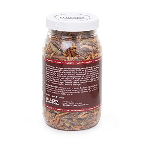 Fluker's Bearded Dragon Medley Treat Food,3.2-Ounce (72023),(Pack of 2) - size: 3.2 Ounce (Pack of 2)