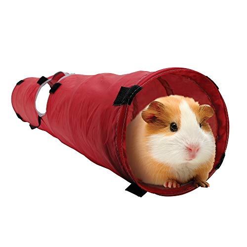 Living World Pet Tunnel, Red/Grey - size: Medium